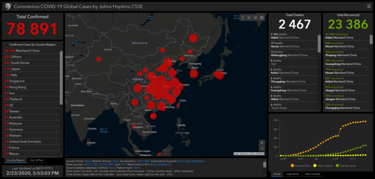 koronawirus mapa objawy leczenie