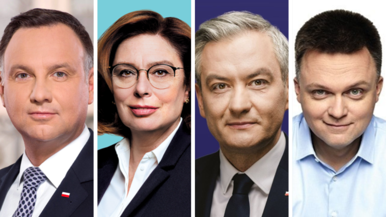 andrzej duda małgorzata kidawa-błońska robert biedroń szymon hołownia