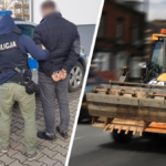 kradzież koparki swarzędz
