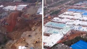 szpital wuhan budowa