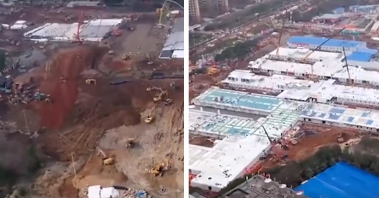 szpital wuhan budowa