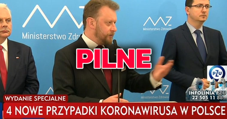 koronawirus w polsce 4 nowe przypadki