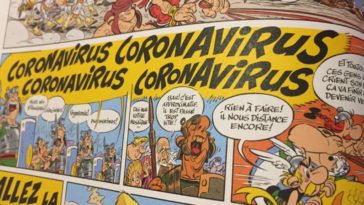 koronavirus w komiksie