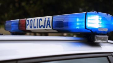 kretyn na drodze policja