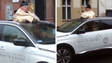 błogosławił przez szyberdach legnica