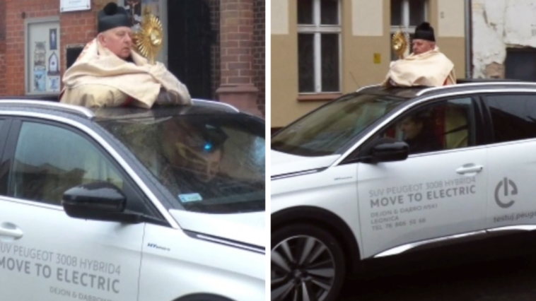 błogosławił przez szyberdach legnica