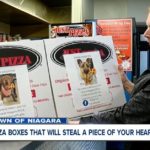 pudełka pizzy z psami just pizza