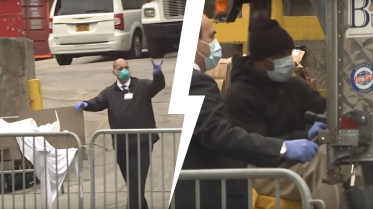 koronawirus ciała na paletach