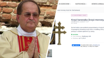 tadeusz rydzyk epidemia koronawirus zaraza krzyż sklepik