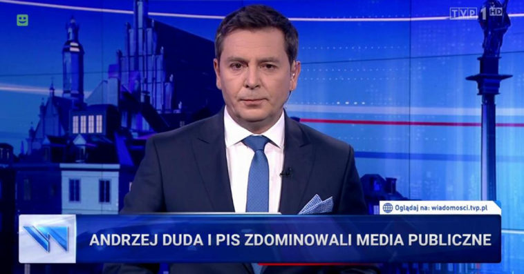 wybory prezydenckie tvp andrzej duda pasek wiadomości czas antenowy