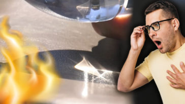 strażacy apelują samochód auto butelka z wodą