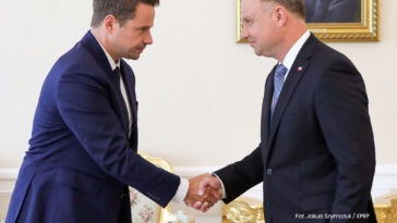 spotkanie duda trzaskowski pałac prezydencki wybory