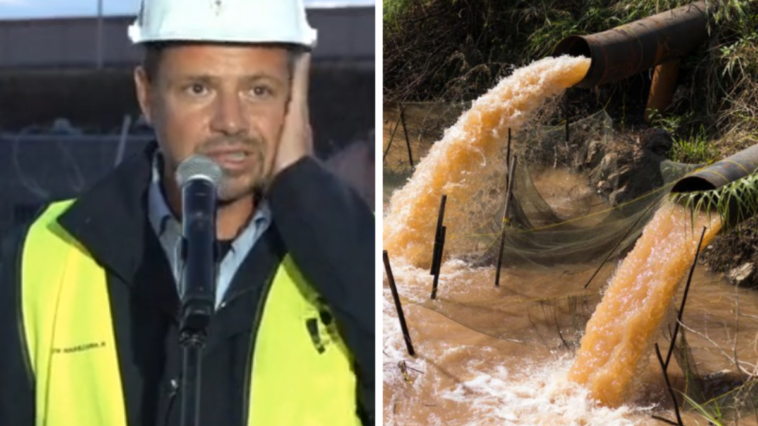 awaria czajki trzaskowski kolektor warszawa zrzut ścieków nieczystości