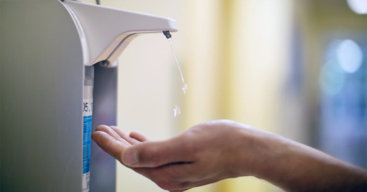 dozowniki na płyn do dezynfekcji jakie higiena zalety