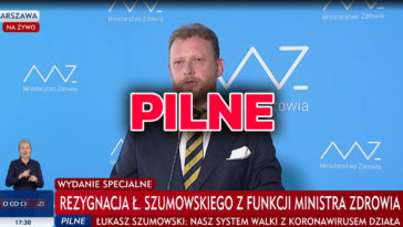 łukasz szumowski rezygnacja dymisja