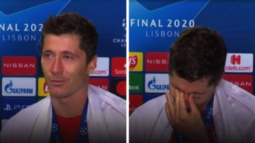 robert lewandowski ojciec lewandowskiego łzy wywiad liga mistrzów