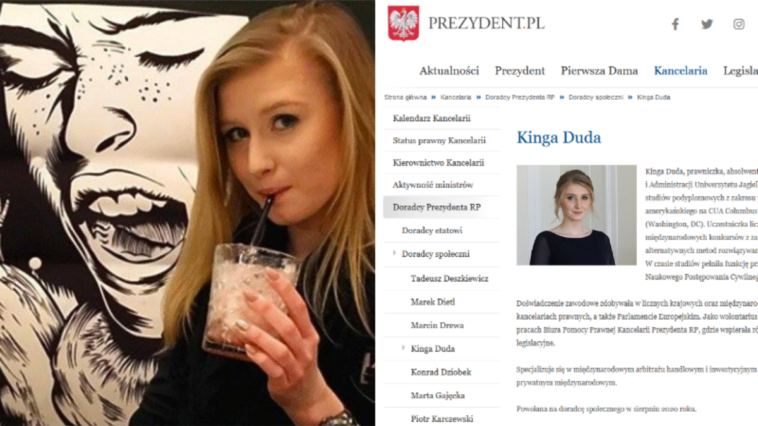 kinga duda doradca społeczny prezydenta nepotyzm rodzina na swoim córka prezydenta ivanka trump