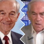 ron paul udar na wizji podczas wywiadu