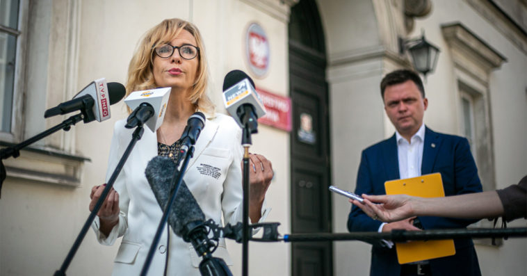 szymon hołownia polska 2050 twitter facebook szpitale koronawirus testy na koronawirusa