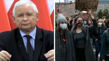 strajk kobiet pis sondaż kantar spadek pis