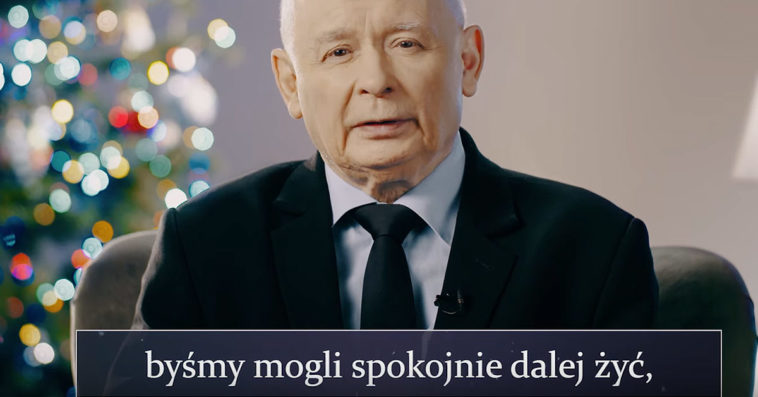 jarosław kaczyński życzenia świąteczne prezesa pis youtube