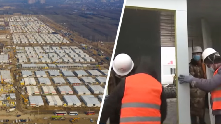 izolatki covid niemcy chiny epidemia to ściema kraty w oknach