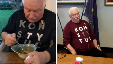 lech wałęsa bankrutem pieniądze żebranie pod kościołem wyklady facebook dzieci adoptowane nagroda nobla