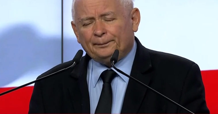 pis kaczyński panika sondaż coraz gorsze notowania dobra zmiana ibris