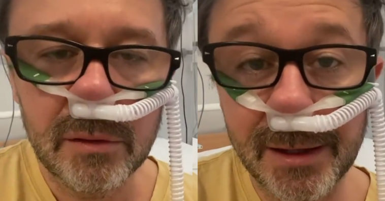 andrzej piaseczny koronawirus pod tlenem nagranie ze szpitala instagram