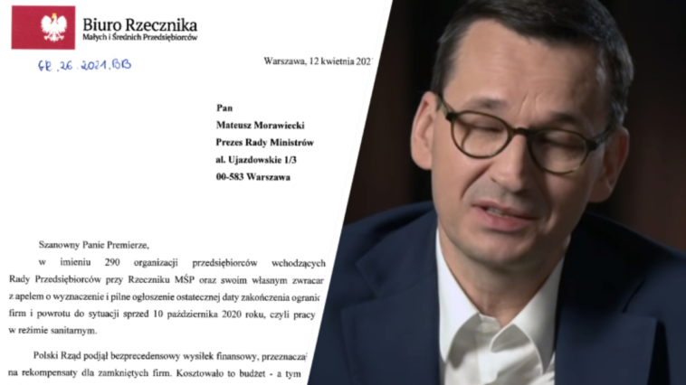 pilny apel do morawieckiego koniec lockdownu obostrzenia koronawirus luzowanie obostrzeń