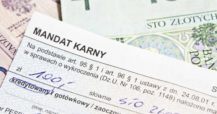 nowy taryfikator mandatów 2021 od kiedy kwoty wykroczenie projekt przekroczenie prędkości