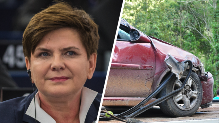beata szydło wypadek a4 autostrada ford audi