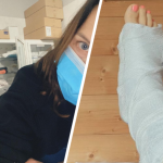 joanna jabłczyńska wypadek sor złamanie nogi na wspólnej