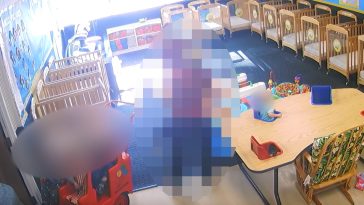 opiekunka znęca się nad dzieckiem w żłobku