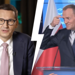 tusk morawiecki spięcie fake news ostre słowa