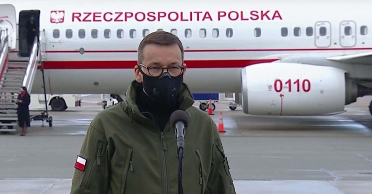 morawiecki samolot balice embraer