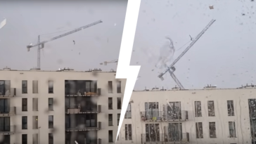 kraków domagaly 45 nagranie żuraw dźwig