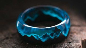 pierścionki z żywicy shein vinted