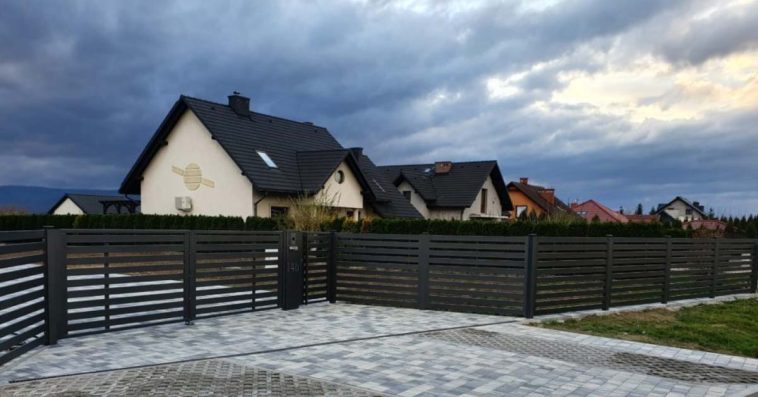 nowoczesna brama wjazdowa