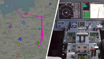 samoloty nad polską online