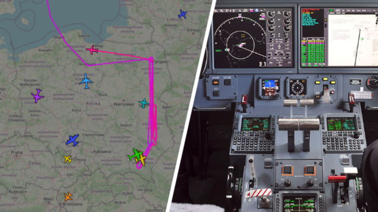 samoloty nad polską online