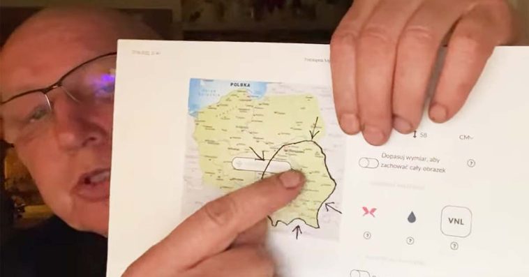 jackowski mapa polski masowa ewakuacja