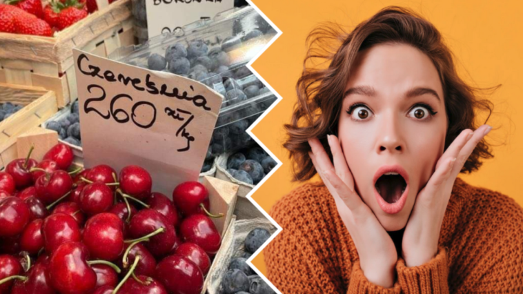 260 zł kg czereśni zdjęcie