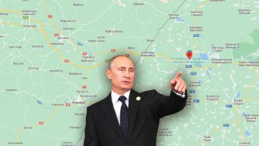 atak rakietowy lwów 15 km od polski