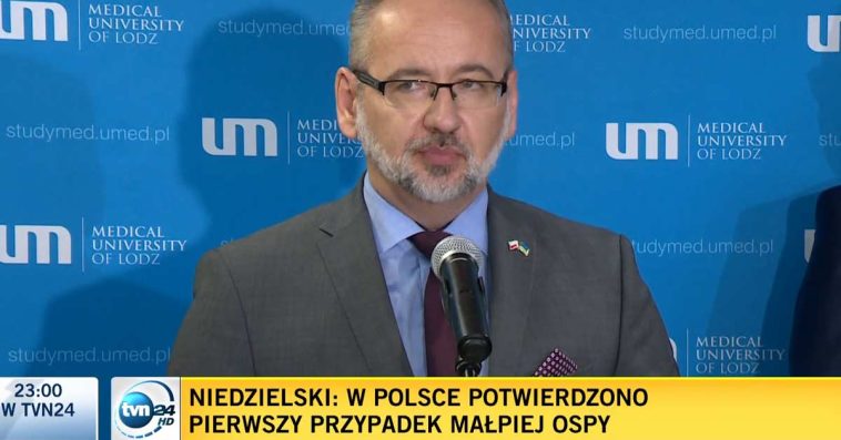 małpia ospa pierwszy przypadek