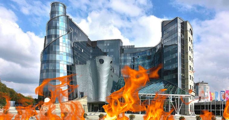 pożar w siedzibie tvp woronicza