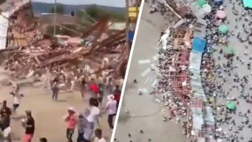 stadion zawalił się kolumbia