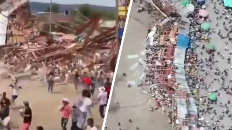 stadion zawalił się kolumbia