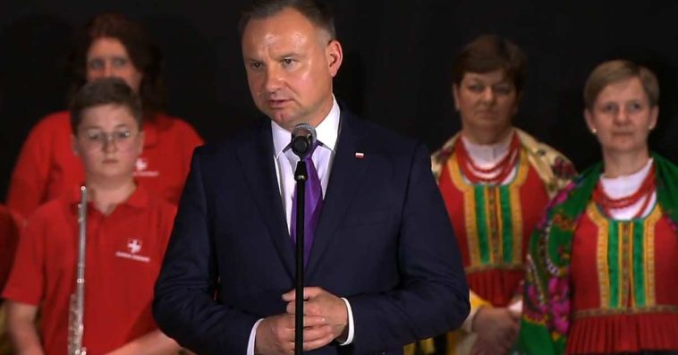 andrzej duda w lipsku lipsko