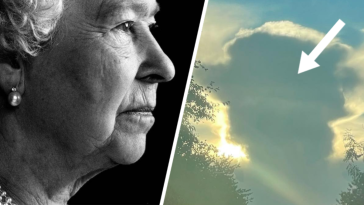 elzbieta ii wizerunek na niebie